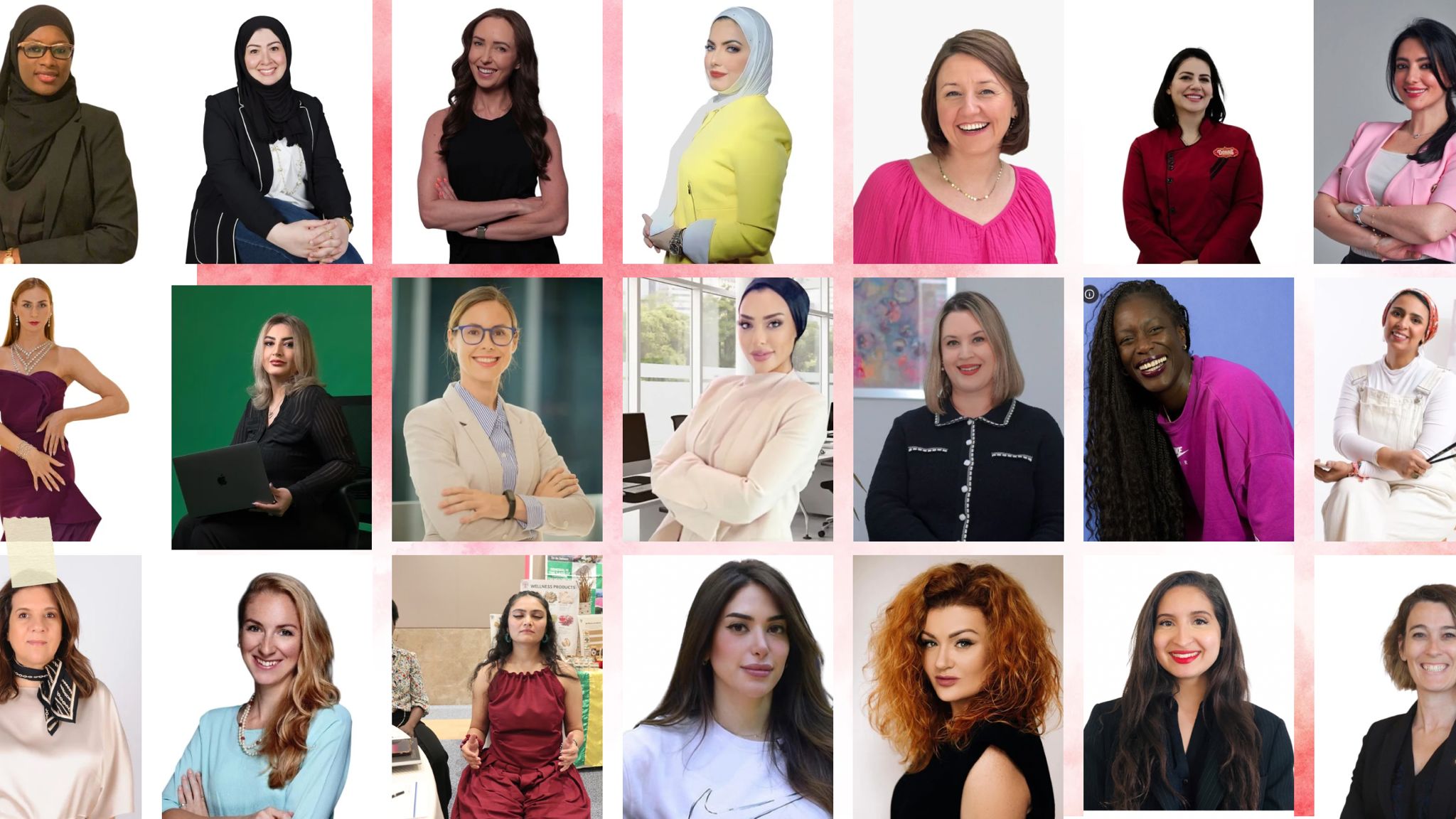 Woman Power Boost — Mosaic of speakers and coaches